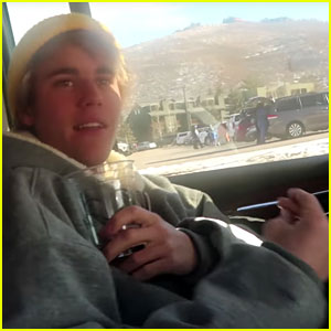 Justin Bieber Sings Worship Songs With Friends in the Car (Video)