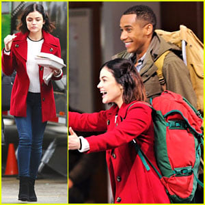Lucy Hale & Elliot Knight Get Back To Work After Winter TCAs