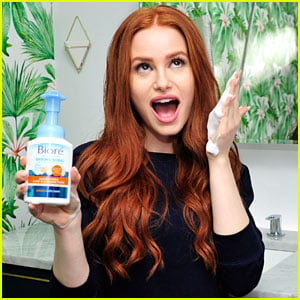 Madelaine Petsch Gets Soapy While Filming First Biore Commercial ...
