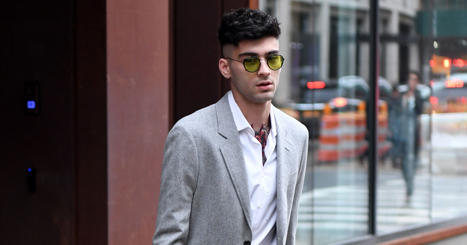 Zayn Malik Looks So Handsome In His Grey Suit Zayn Malik Just Jared Jr 