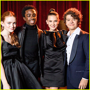 Millie Bobby Brown Joins 'Stranger Things' Co-Stars at Netlfix's Golden Globes 2018 After Party!