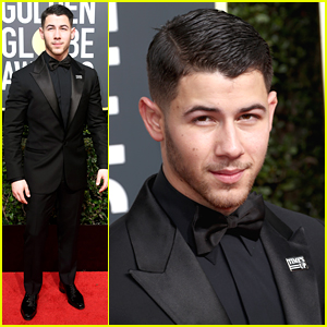 Nick Jonas Gives His Golden Globes Tux a Western Twist with a