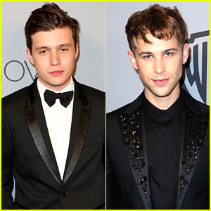 Nick Robinson & Tommy Dorfman Party After the Globes!