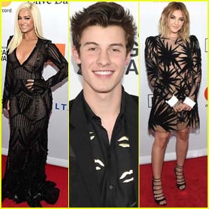 Shawn Mendes, Bebe Rexha, & Julia Michaels Celebrate Grammys 2018!