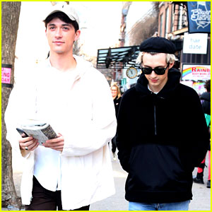 Troye Sivan & Jacob Bixenman Couple Up for Afternoon Stroll