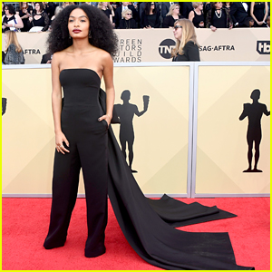 Yara Shahidi Changed Her SAG Awards Look From A Dress to Pants For This ...