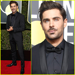 Zac Efron Looks So Handsome at Golden Globes 2018!