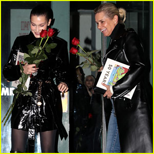 Bella Hadid Grabs Valentine's Day Dinner With a Special Someone!