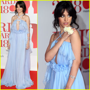 Camila Cabello Looks Beautiful in Blue at Brit Awards 2018!