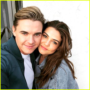 Danielle Campbell & Jesse McCartney Tease They Are 'Up To Something'