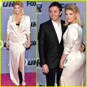 Meghan Trainor Gets Support From Fiance Daryl Sabara at 'The Four' Season Finale Viewing Party