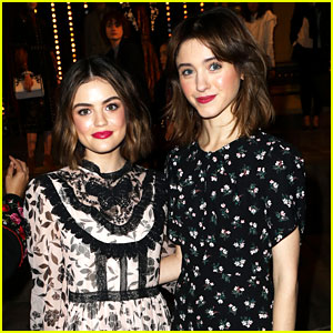Lucy Hale & Natalia Dyer Strike a Pose at New York Fashion Week Event!