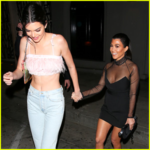 Kendall Jenner Grabs Dinner with Kourtney Kardashian!