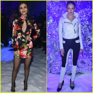 Victoria Justice & Larsen Thompson Get Chic For NYFW!