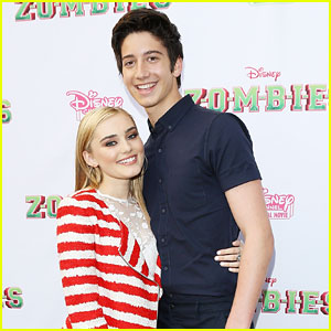 Meg Donnelly & Milo Manheim Join 'Zombies' Co-Stars at Premiere