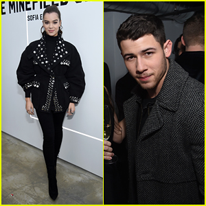 Hailee Steinfeld & Nick Jonas Show Their Support at the Launch of 'The Minefield Girl'!