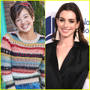 Peyton Elizabeth Lee's Acting Idol Anne Hathaway Pops Up in Tonight's 'Andi Mack'