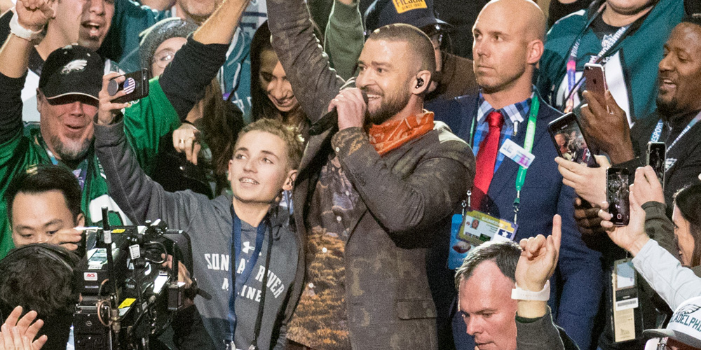 super bowl justin timberlake kid