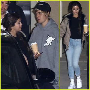 Justin Bieber & Selena Gomez Spent Their Evening at Church