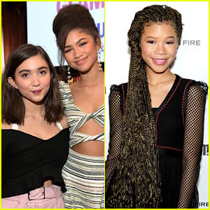 Zendaya Gushes About Rowan Blanchard & Storm Reid, Calls Storm Her ...