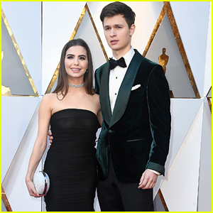 Ansel Elgort Attends Oscars 2018 with Girlfriend Violetta Komyshan