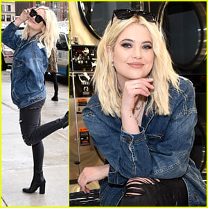 Ashley Benson Shops For New Jeans at American Eagle Studio in NYC