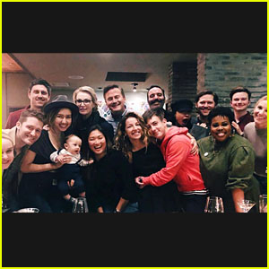 The Stars of 'Glee' Had a Big Cast Reunion Dinner!