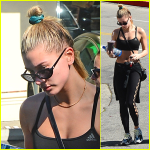 Hailey Baldwin Looks Fit & Fierce After Hitting the Gym!