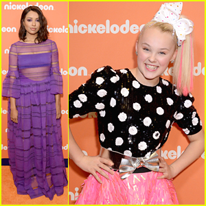 Kat Graham & JoJo Siwa Step Out For Nickelodeon Upfronts 2018 in NYC