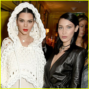 Kendall Jenner & Bella Hadid Hit the Beach Without Their Bikini Tops!