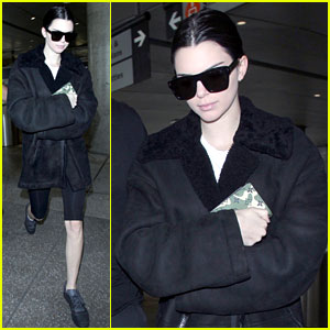 Kendall Jenner Arrives Home After Her Tropical Vacation