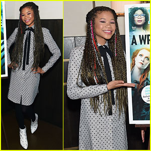 Storm Reid Rocks Colorful Hair Streaks While Celebrating People's 'A Wrinkle in Time' Cover