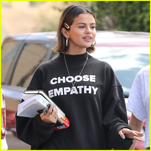 Selena Gomez Makes a Statement With Her Shirt!