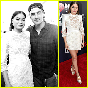 Sofia Reyes Meets Up With Kendall Schmidt at iHeartRadio Music Awards 2018
