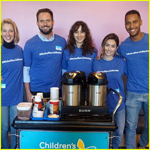 Troian Bellisario Teams Up with Lucy Hale's New Co-Stars for Make March Matter!