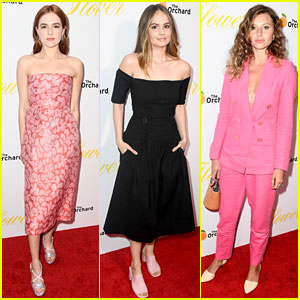 Zoey Deutch Gets Support from Friends at 'Flower' Premiere!