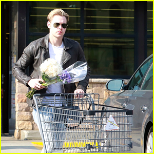 Chord Overstreet Steps Out With Flowers After a Shopping Trip!