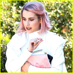Emma Roberts Now Has Pink Hair For New Movie 'Paradise Hills'!