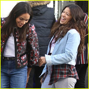 Gina Rodriguez Shares Cute Moment on Set with Her Co-Stars!