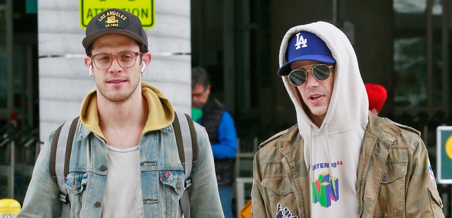Grant Gustin Greets BFF Kyle Harris at Airport After Pilot Casting