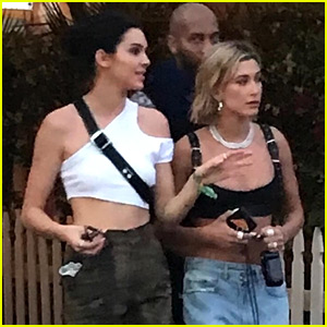 Kendall Jenner & Hailey Baldwin Wear Crop Tops at Coachella