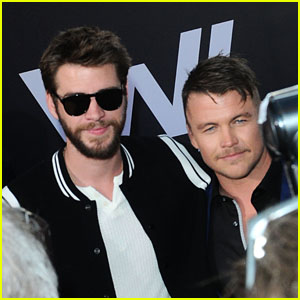 Brothers Liam & Luke Hemsworth Team Up at the 'Westworld' Season 2 Premiere in LA!