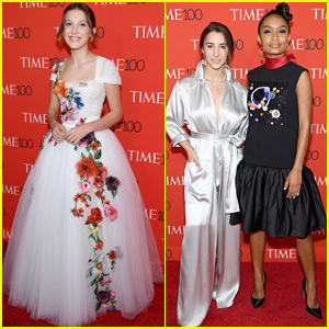 Millie Bobby Brown In Dolce & Gabbana - 2018 Time 100 Gala - Red