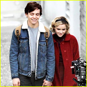 Ross Lynch & Kiernan Shipka Hold Hands While Filming 'Chilling Adventures of Sabrina'