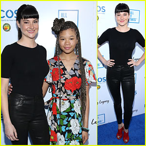 Storm Reid Joins Shailene Woodley at Lasting Legacy Gala Honoring Youth Leaders