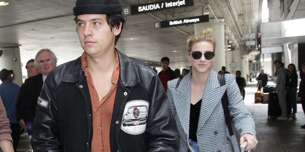 Cole Sprouse & Lili Reinhart Return To LA After Parisian Trip Together