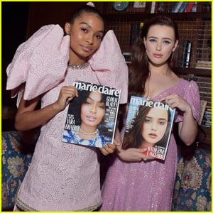 Katherine Langford & Yara Shahidi Get Glam For 'Marie Claire' Fresh Faces Party!