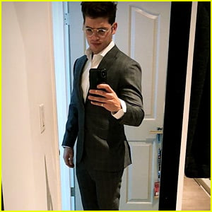 Gregg Sulkin Suits Up Sharp For His US Citizenship Day