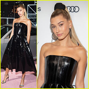 Hailey Baldwin Proves That Scrunchies Can Work With Any Outfit