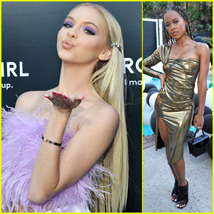 Jordyn Jones & Serayah Step Out For CoverGirl's Fall Preview Event